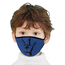 #STRAIGHT OUT OF THE WEST# Blue Mouth Mask