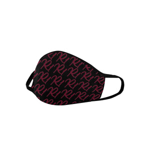 #R1# Candy Apple Red Writing Mouth Mask