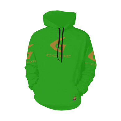#Rossolini1# G-CODE Green Hoodie for Men (Model H13)