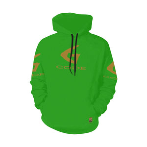 #Rossolini1# G-CODE Green Hoodie for Men (Model H13)