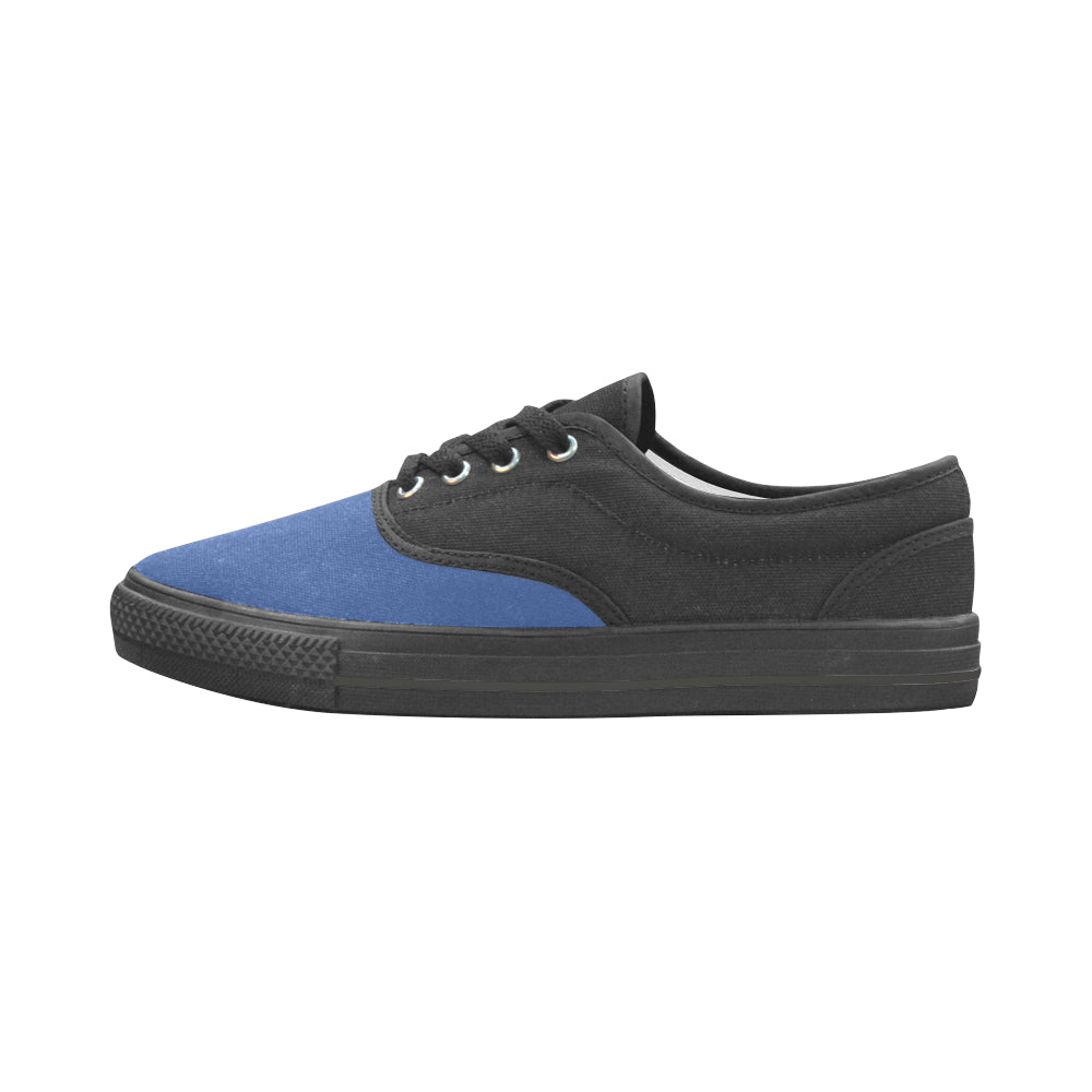 #Rossolini1# Tips Royal Blue Aries Men's Canvas Shoes (Model 029)