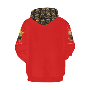 #MASK ON# Red Hoodie for Men (Model H13)