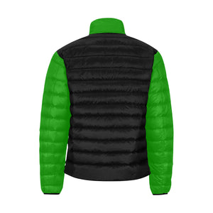 #Rossolini1# Speechless B/GR Stand Collar Padded Jacket (Model H41)