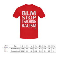 #BLM# Stop Teaching Racism Red T-Shirt