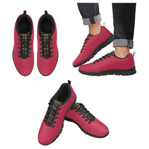 #Rossolini1# TimeLess Red Men's Breathable Running Shoes/Large (Model 055)
