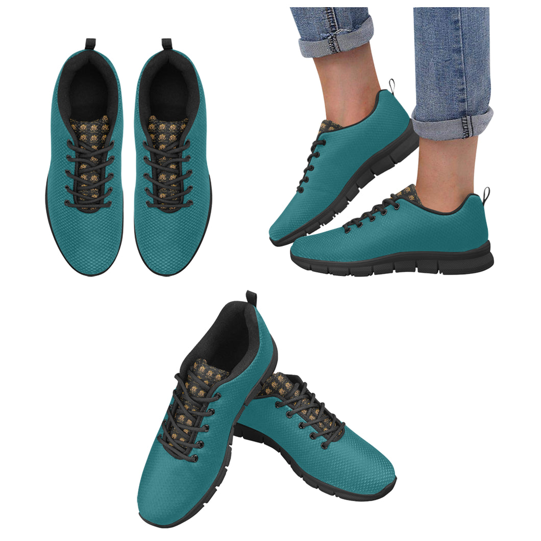 #Rossolini1# TimeLess Kelly Green Women's Breathable Running Shoes (Model 055)