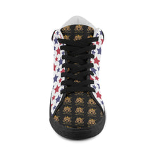 #Rossolini1# TimeLess Stars Women's Chukka Canvas Shoes (Model 003)