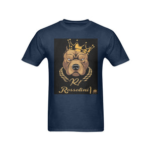 #Rossolini1# In Your Face Navy Blue T-Shirt