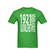#NEVERFORGET# Black Wall Street 1921 Men's Green T-Shirt