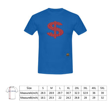 #Rossolini1# Red Money Sign Blue T-Shirt