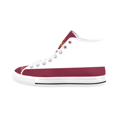 #Rossolini1# Flavor White/Candy Apple Red Vancouver H Women's Canvas Shoes (1013-1)