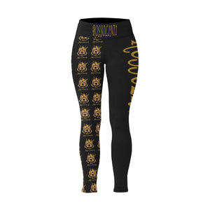 #Rossolini1# TheName MaskOff Right Plus Size High Waist Leggings (Model L44)