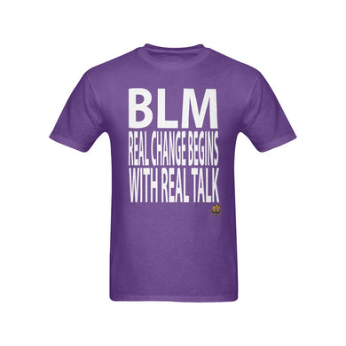 #Real Change# Purple T-Shirt