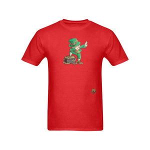 #Green Day# Pot Of Gold Red T-Shirt