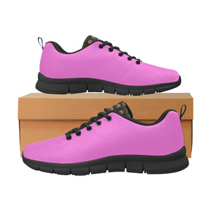 #Rossolini1# TimeLess Pink Women's Breathable Running Shoes/Large (Model 055)