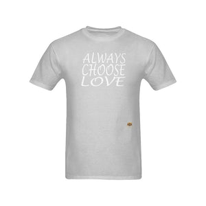 #Rossolini1# Always Choose Love Gray T-Shirt