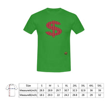 #Rossolini1# Red Money Sign Green T-Shirt