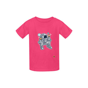 #Rossolini1# Astronaut Ice Cream Pink Kid's  Classic T-shirt (Model T22)