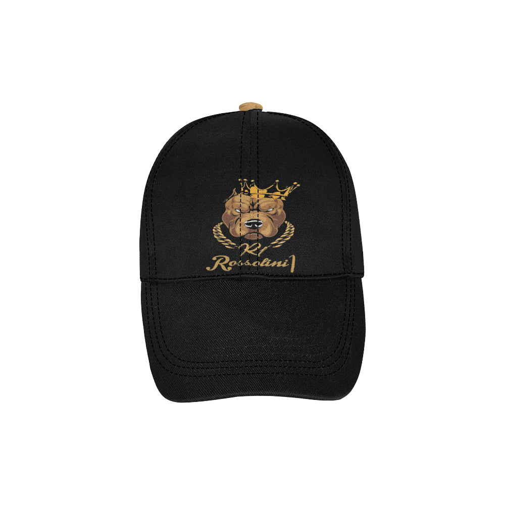 #Rossolini1# Black Dad Cap C (6-Pieces Customization)