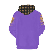 #MASK OFF# Purple Hoodie for Men (Model H13)