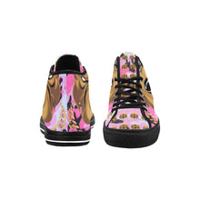 #Rossolini1# Streetz Pink/Black Camo Vancouver H Men's Canvas Shoes (1013-1)