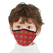 #Rossolini1# Red Mouth Mask (2 Filters Included) (Non-medical Products)