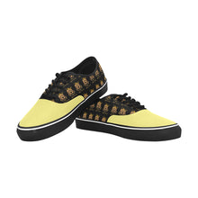 #Rossolini1# Lemon Classic Women's Canvas Low Top Shoes/Large (Model E001-4)