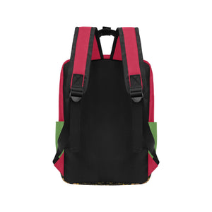 #Rossolini1# Black Lives Matter R/B/G Twin Handle Backpack (Model 1732)