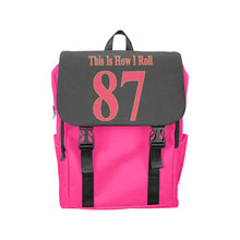 #This Is How I Roll# 87 Red/Gold Casual Shoulders Backpack (Model 1623)