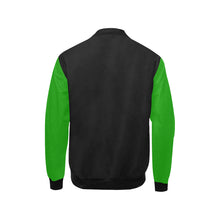 #Rossolini1# In Your Face Green Sleeves Kids' Bomber Jacket (Model H40)