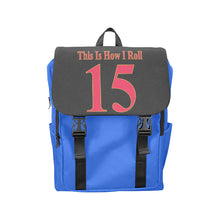 #This Is How I Roll# 15 Red/Gold Casual Shoulders Backpack (Model 1623)