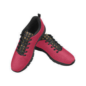#Rossolini1# TimeLess Red Men's Breathable Running Shoes/Large (Model 055)