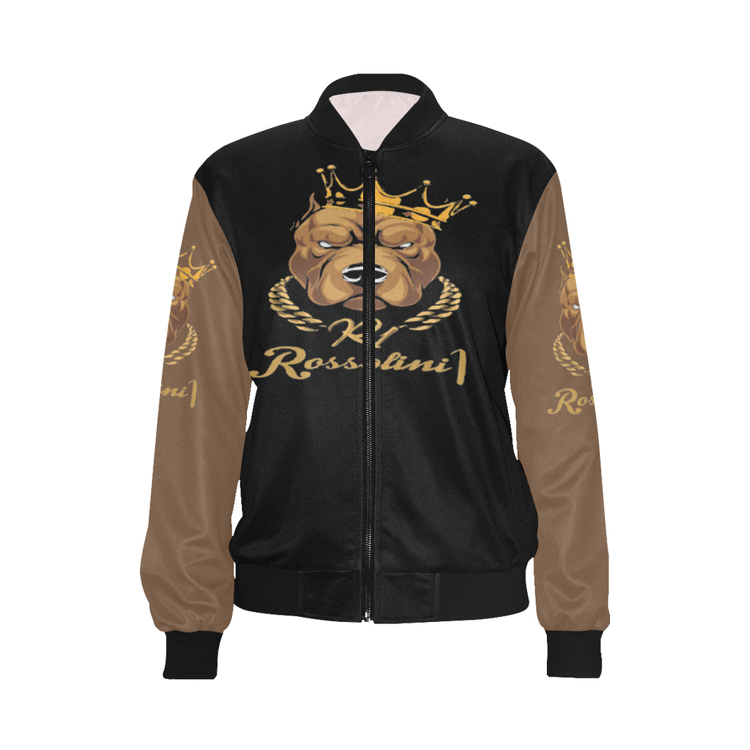 #MASKOFF# B/B Bomber Jacket for Women (Model H36)