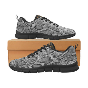 #Rossolini1# TimeLess SnakeSkin IMG Women's Breathable Running Shoes (Model 055)