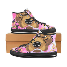 #Rossolini1# Streetz Pink/Black Camo Vancouver H Men's Canvas Shoes (1013-1)