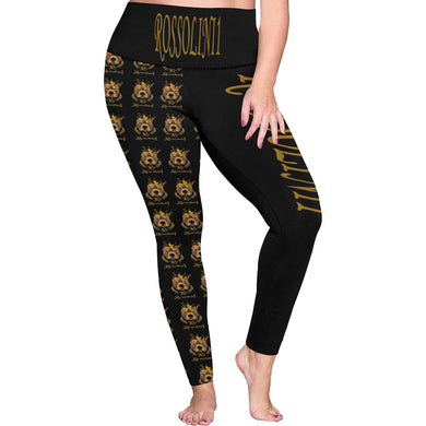 #Rossolini1# TheName MaskOff Right Plus Size High Waist Leggings (Model L44)