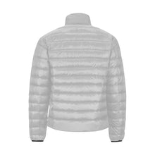 #Rossolini1# Light Gray Stand Collar Padded Jacket (Model H41)