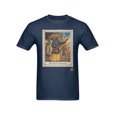 #Stamped# Harriet Tubman Navy Blue T-Shirt