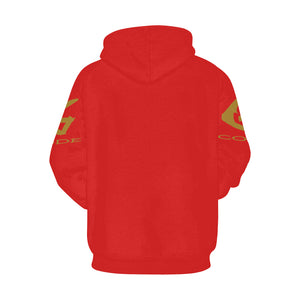 #Rossolini1# G-CODE Red Hoodie for Women (Model H13)