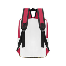 #Rossolini1# Black Lives Matter White/Red 2 Twin Handle Backpack (Model 1732)
