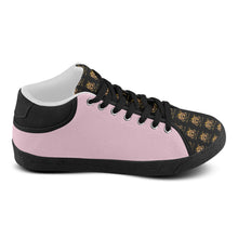 #Rossolini1# TimeLess Light Pink Men's Chukka Canvas Shoes (Model 003)