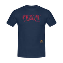 #Rossolini1.com# Red Writing Navy Blue Men's T-Shirt