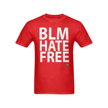 #BLM# HATE FREE Red T-Shirt