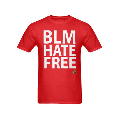 #BLM# HATE FREE Red T-Shirt