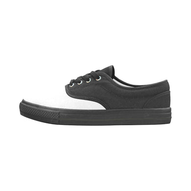 #Rossolini1# Tips White Aries Women's Canvas Shoes (Model 029)