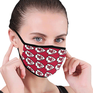 #Chiefs# Red Mouth Mask (2 Filters Included) (Non-medical Products)