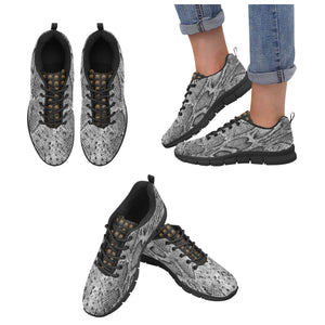 #Rossolini1# TimeLess SnakeSkin IMG Women's Breathable Running Shoes (Model 055)