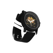 #Rossolini1# White Hours/Seconds Unisex Silicone Strap Plastic Watch (Model 316)