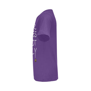 #Under Six Figures# Purple T-Shirt
