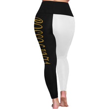 #Rossolini1# TheName B/W Plus Size High Waist Leggings (Model L44)
